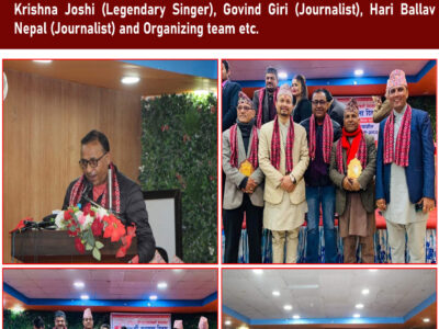 Singer Namraj Dhunja represented the National Foundation for Folk Culture