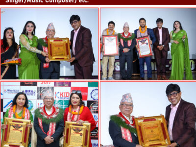 NS Music Pvt Ltd ‘Managing Director’ Namraj Dhungana and Chief Executive Simran Dulal