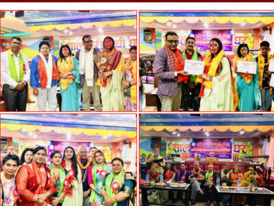 Folk singer Namraj was the chief guest at the program organized by National Musicians Association Bhaktapur